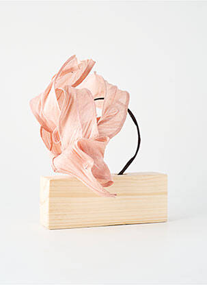 Accessoire pour cheveux rose clair VIRGINIE POISSON femme