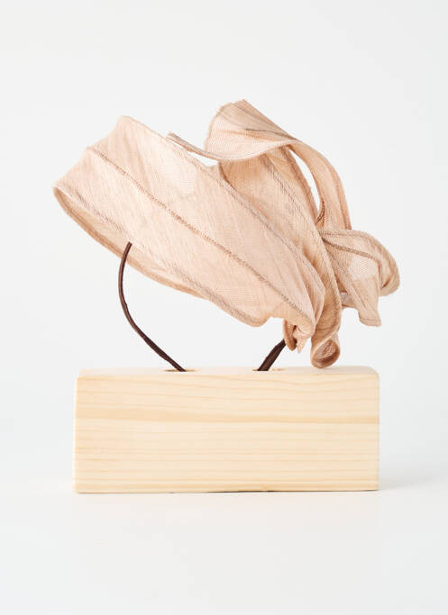 Accessoire pour cheveux serre-tête beige VIRGINIE POISSON femme