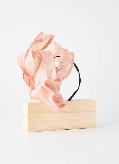 Accessoire pour cheveux serre-tête rose clair VIRGINIE POISSON femme
