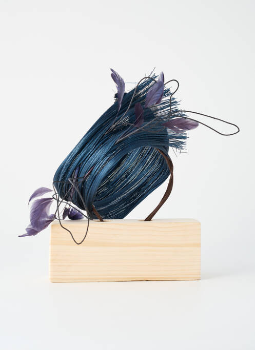 Accessoire pour cheveux serre-tête bleu VIRGINIE POISSON femme