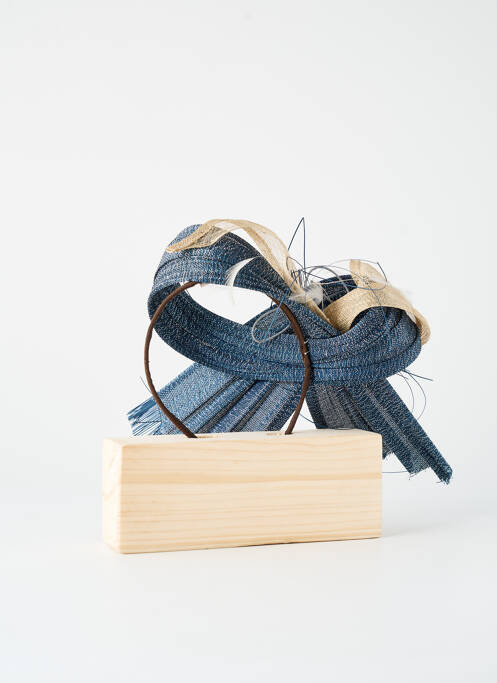 Accessoire pour cheveux serre-tête bleu VIRGINIE POISSON femme