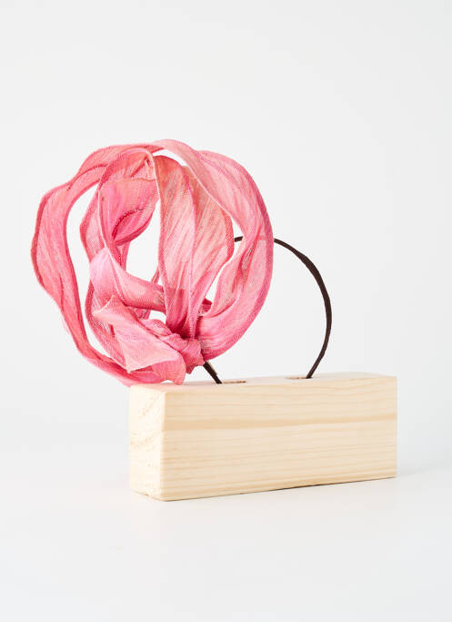 Accessoire pour cheveux rose VIRGINIE POISSON femme