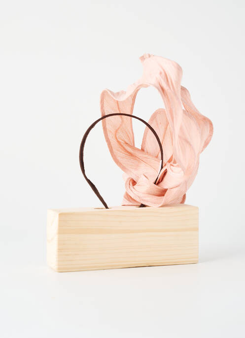 Accessoire pour cheveux rose clair VIRGINIE POISSON femme