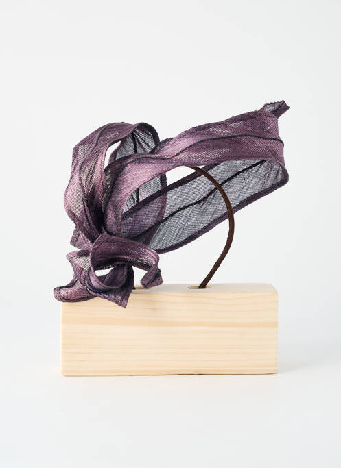 Accessoire pour cheveux violet VIRGINIE POISSON femme