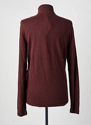 Gilet manches longues maille fine marron LEE COOPER homme
