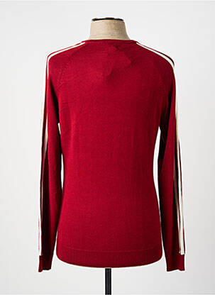 Pull stretch manches longues rouge LEE COOPER homme
