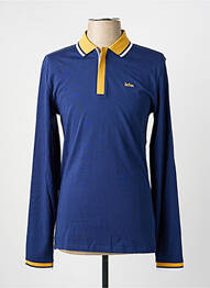 Polo manches longues manches longues bleu LEE COOPER homme