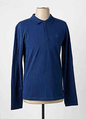 Polo manches longues manches longues bleu LEE COOPER homme