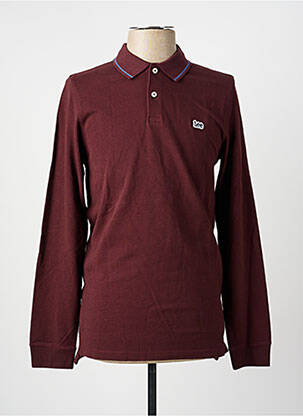 Polo manches longues manches longues marron LEE homme