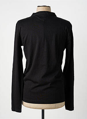 T-shirt col tunisien manches longues noir LEE COOPER homme