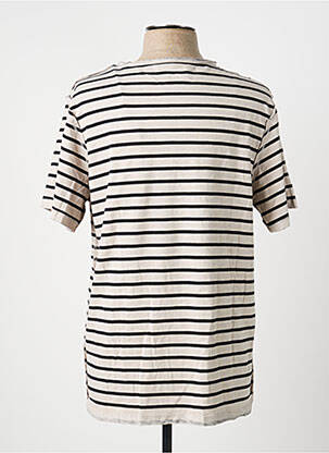 T-shirt coupe cintrée manches courtes beige FREEMAN T.PORTER homme