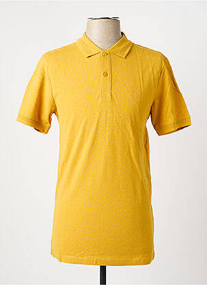 Polo stretch manches courtes jaune LEE COOPER homme