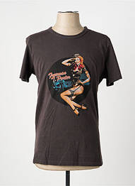 T-shirt coupe cintrée manches courtes gris FREEMAN T.PORTER homme