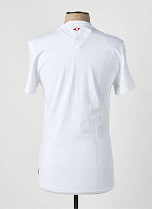T-shirt coupe cintrée manches courtes blanc LEE COOPER homme
