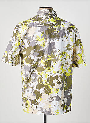 Chemise manches courtes coupe cintrée vert CALVIN KLEIN homme