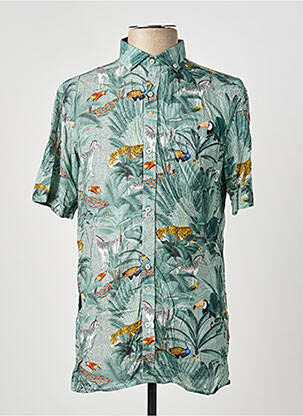 Chemise manches courtes poches vert LEE COOPER homme