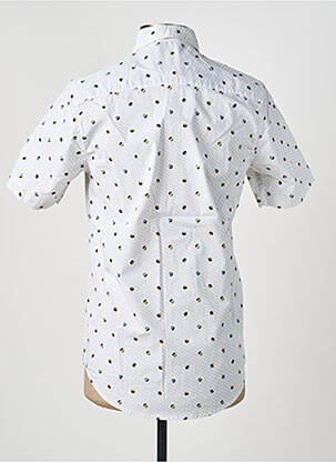 Chemise manches courtes coupe cintrée beige GARCIA homme
