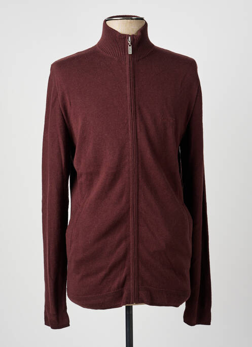 Gilet manches longues manches longues marron LEE COOPER homme
