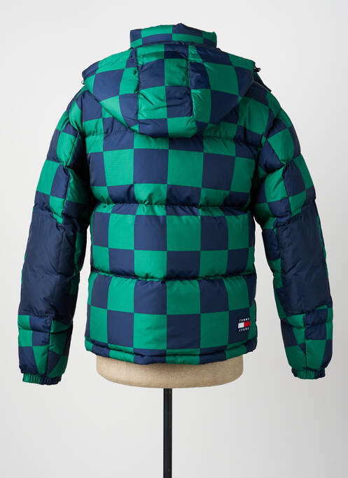Doudoune manches longues a capuche vert TOMMY HILFIGER homme