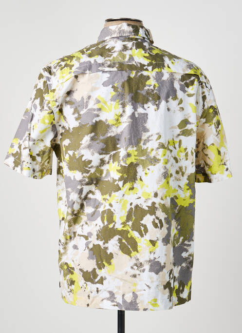 Chemise manches courtes coupe cintrée vert CALVIN KLEIN homme