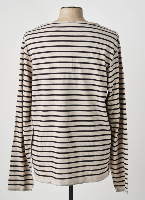T-shirt coupe cintrée manches longues noir FREEMAN T.PORTER homme