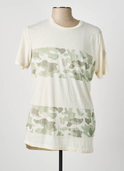 T-shirt coupe cintrée manches courtes vert LE TEMPS DES CERISES homme