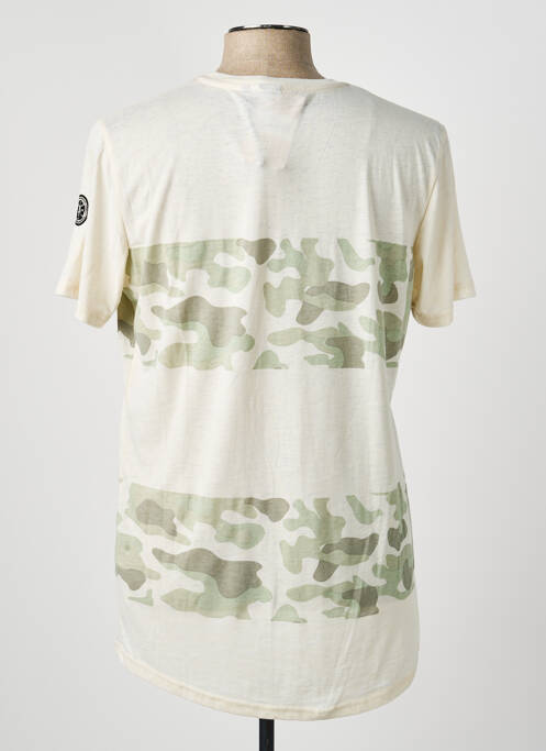 T-shirt coupe cintrée manches courtes vert LE TEMPS DES CERISES homme