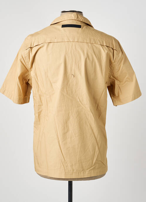 Chemise manches courtes beige CALVIN KLEIN homme