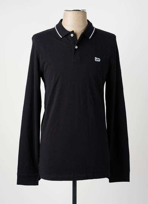 Polo noir LEE homme
