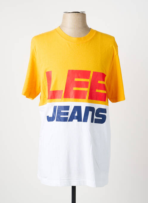 T-shirt jaune LEE homme