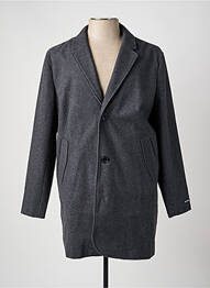 Manteau court tissage chiné sans capuche gris LEE COOPER homme
