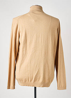 Pull manches longues manches longues beige LEE COOPER homme