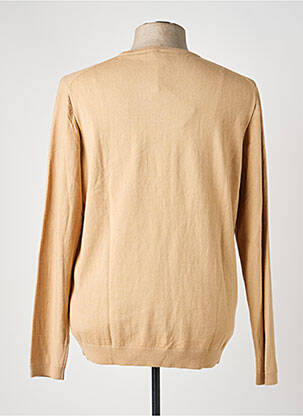 Pull col v manches longues beige LEE COOPER homme