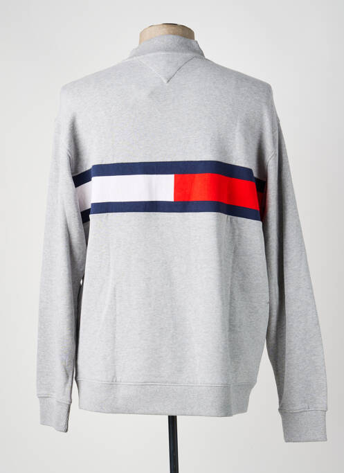 Sweat-shirt gris TOMMY HILFIGER homme