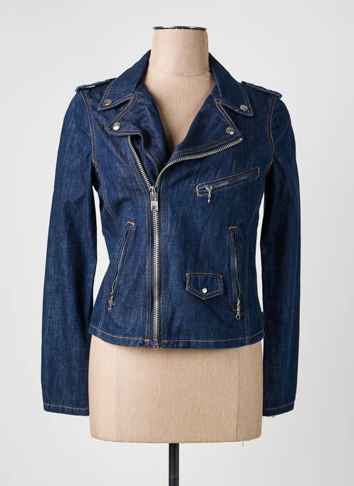 Veste casual bleu SCHOTT femme