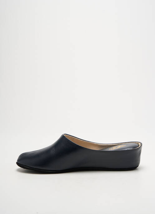 Chaussons/Pantoufles bleu ANNY femme