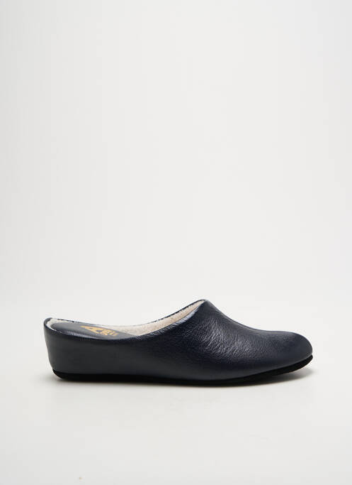 Chaussons/Pantoufles bleu ANNY femme