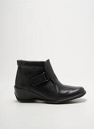 Bottines/boots matière lisse talon de 4 à 6cm noir SUAVE femme