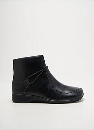 Bottines/boots matière lisse talon plat jusqu'à 3cm noir JOSEF SEIBEL femme