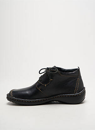 Bottines/boots matière lisse talon plat jusqu'à 3cm noir JOSEF SEIBEL femme
