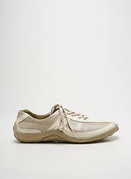 Baskets matière lisse talon plat jusqu'à 3cm beige JOSEF SEIBEL femme