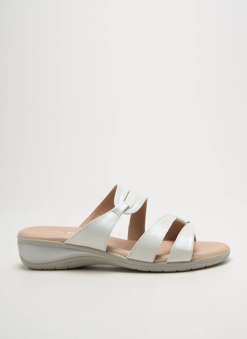 Mules/Sabots blanc PEDRO TORRES femme
