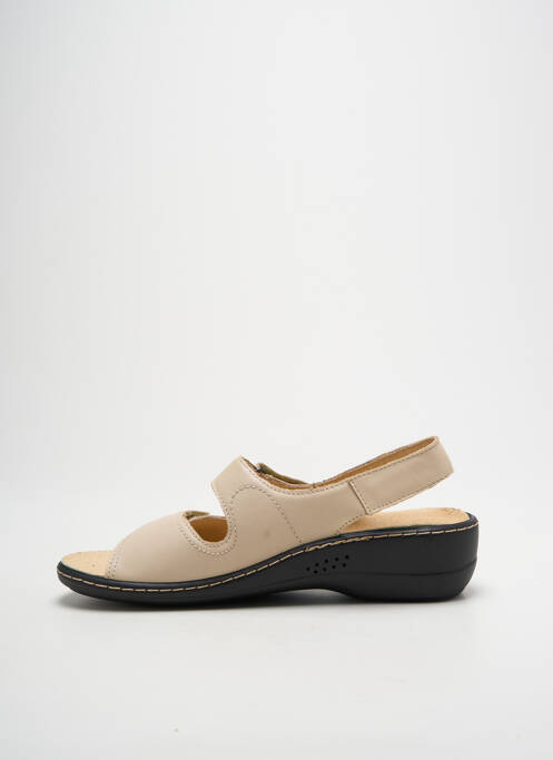 Sandales/Nu pieds beige FLEX'IS femme
