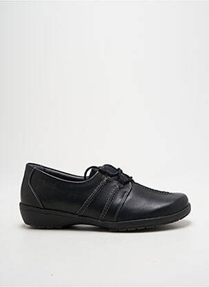 Chaussures de confort tissage satiné talon plat jusqu'à 3cm noir SUAVE femme