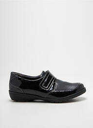 Chaussures de confort tissage vernis talon plat jusqu'à 3cm noir SUAVE femme