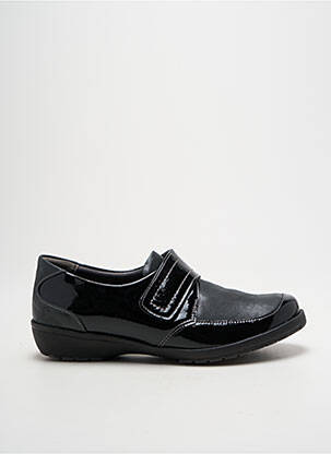 Chaussures de confort tissage vernis talon plat jusqu'à 3cm noir SUAVE femme