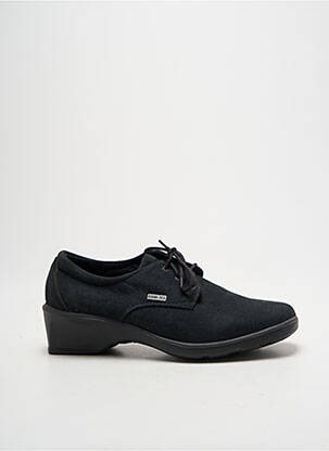 Chaussons/pantoufles fermeture lacets talon plat jusqu'à 3cm noir ROMIKA femme