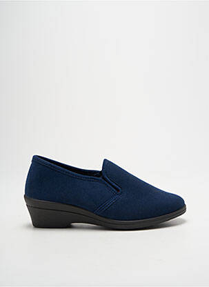 Chaussons/pantoufles voute plantaire talon de 4 à 6cm bleu ROHDE femme