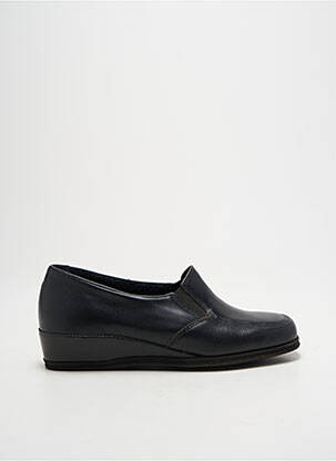 Chaussons/pantoufles tissage satiné talon plat jusqu'à 3cm noir ROHDE femme