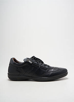 Baskets fermeture zip et lacets bout rond noir ESSE COMFORT homme